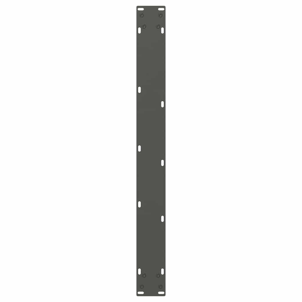 Dining Table Legs V-Shape 3 pcs Anthracite 80x(72-73.3) cm Steel