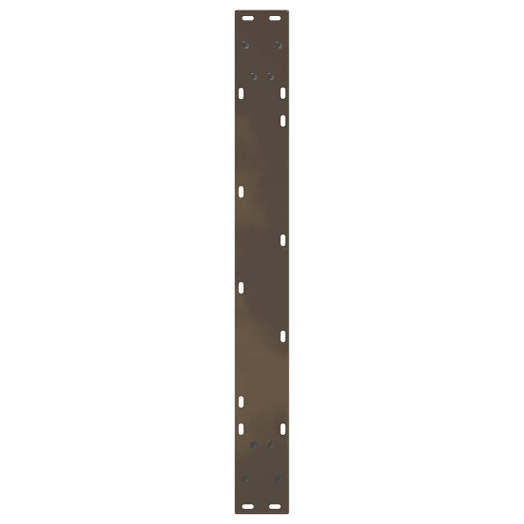 Dining Table Legs V-Shape 3 pcs Natural Steel 80x(72-73.3) cm Steel