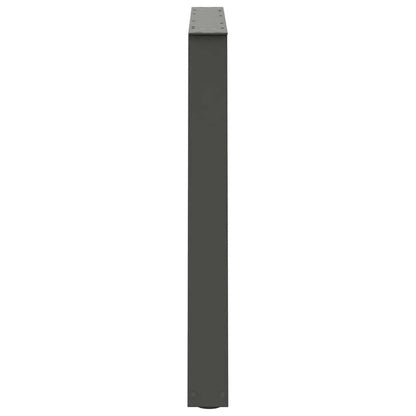 Dining Table Legs V-Shape 3 pcs Anthracite 90x(72-73.3) cm Steel