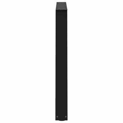 Dining Table Legs V-Shape 3 pcs Black 100x(72-73.3) cm Steel