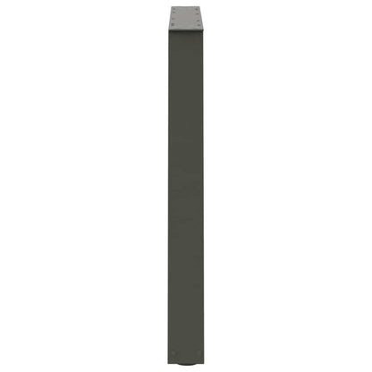 Dining Table Legs V-Shape 3 pcs Anthracite 100x(72-73.3) cm Steel