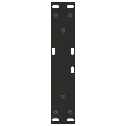 Coffee Table Legs V-Shape 2 pcs Black 30x(30-31.3) cm Steel