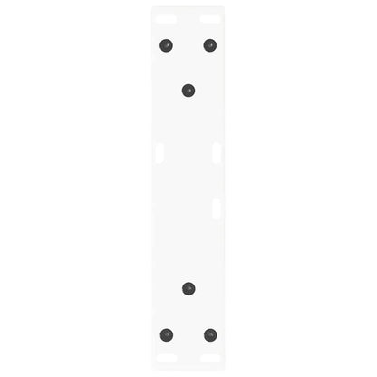 Coffee Table Legs V-Shape 2 pcs White 30x(30-31.3) cm Steel
