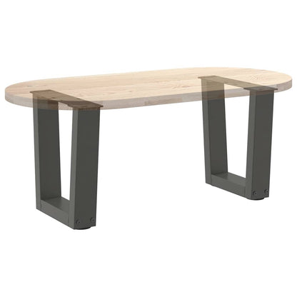 Coffee Table Legs V-Shape 2 pcs Anthracite 30x(30-31.3) cm Steel