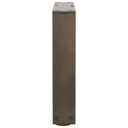 Coffee Table Legs V-Shape 2 pcs Natural Steel 30x(30-31.3) cm Steel