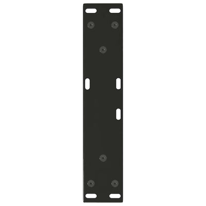 Coffee Table Legs V-Shape 2 pcs Black 40x(30-31.3) cm Steel
