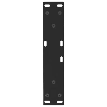 Coffee Table Legs V-Shape 2 pcs Black 40x(30-31.3) cm Steel