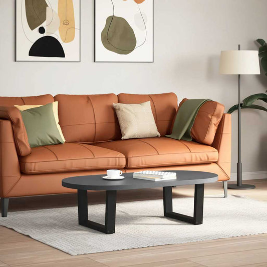 Coffee Table Legs V-Shape 2 pcs Black 50x(30-31.3) cm Steel