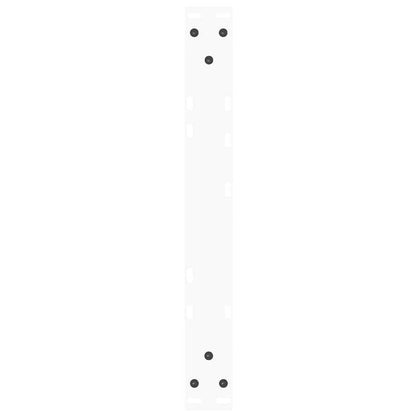 Coffee Table Legs V-Shape 2 pcs White 60x(30-31.3) cm Steel