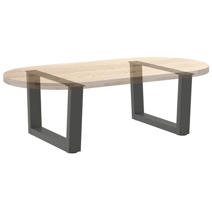 Coffee Table Legs V-Shape 2 pcs Anthracite 60x(30-31.3) cm Steel