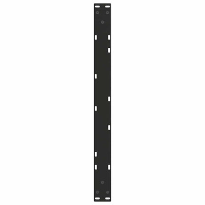 Coffee Table Legs V-Shape 2 pcs Black 70x(30-31.3) cm Steel