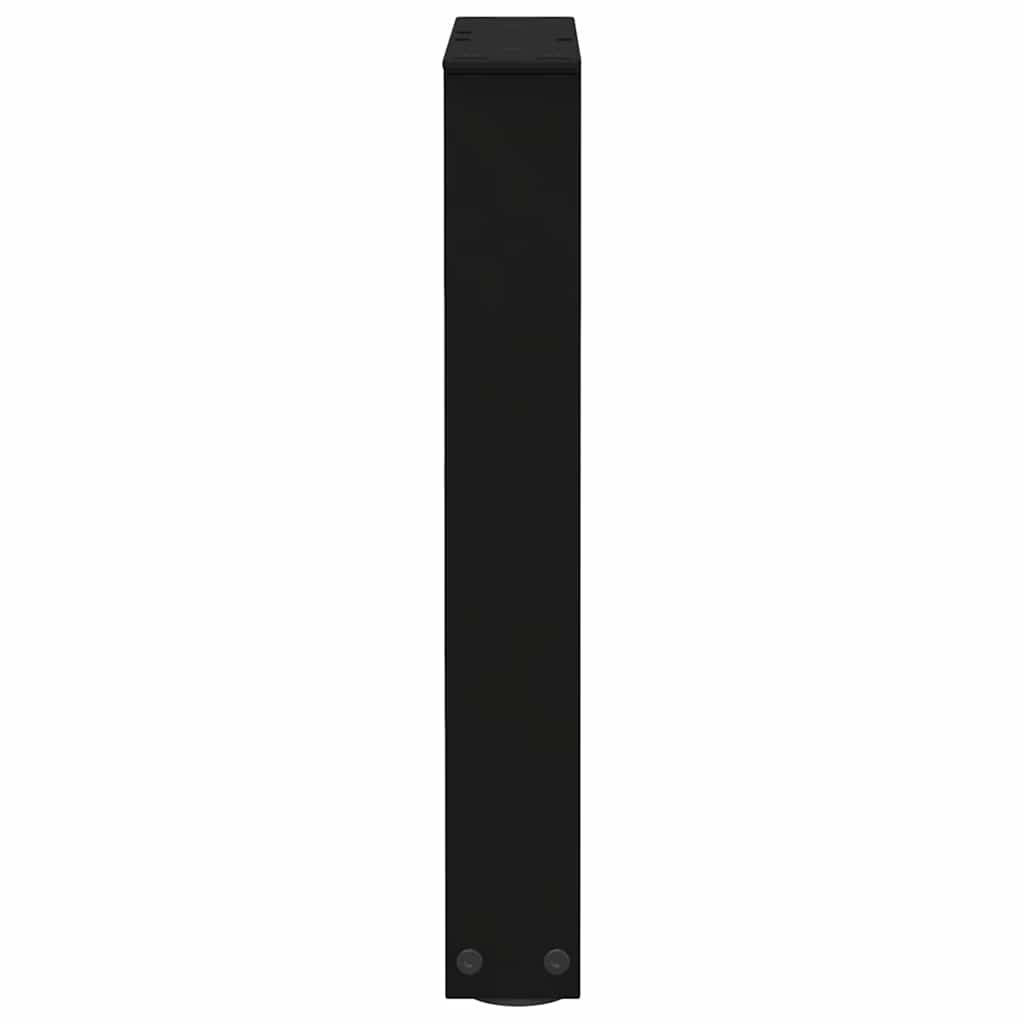 Coffee Table Legs V-Shape 2 pcs Black 28x(42-43.3) cm Steel