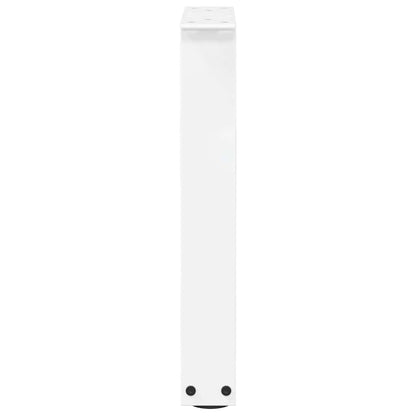 Coffee Table Legs V-Shape 2 pcs White 28x(42-43.3) cm Steel