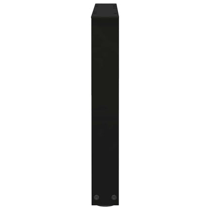 Coffee Table Legs V-Shape 2 pcs Black 60x(42-43.3) cm Steel