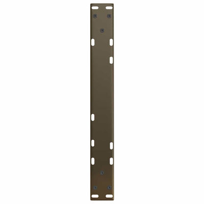Coffee Table Legs V-Shape 2 pcs Natural Steel 60x(42-43.3) cm Steel