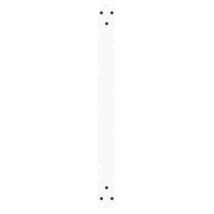 Coffee Table Legs V-Shape 2 pcs White 70x(42-43.3) cm Steel