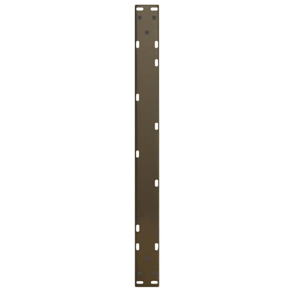Coffee Table Legs V-Shape 2 pcs Natural Steel 70x(42-43.3) cm Steel