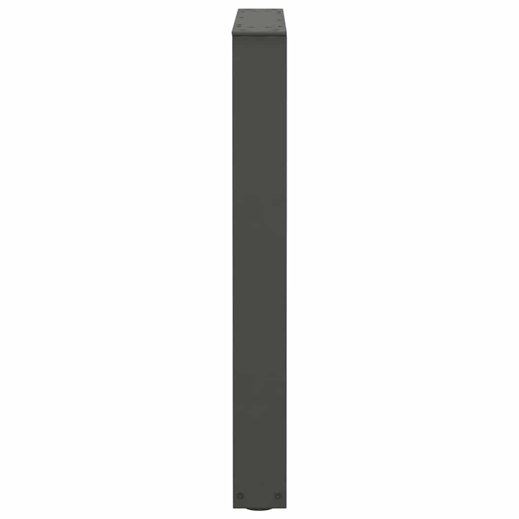 Dining Table Legs V-Shape 2 pcs Anthracite 60x(72-73.3) cm Steel