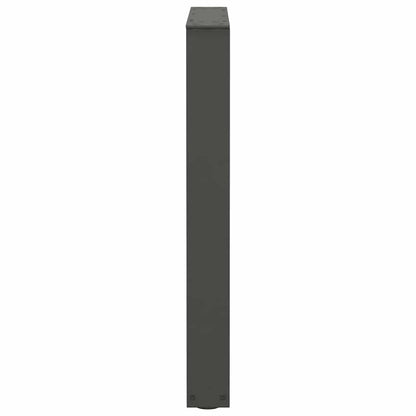 Dining Table Legs V-Shape 2 pcs Anthracite 60x(72-73.3) cm Steel