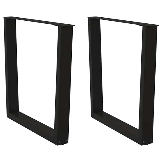 Dining Table Leg | Black | Powder-coated steel | High Table Leg