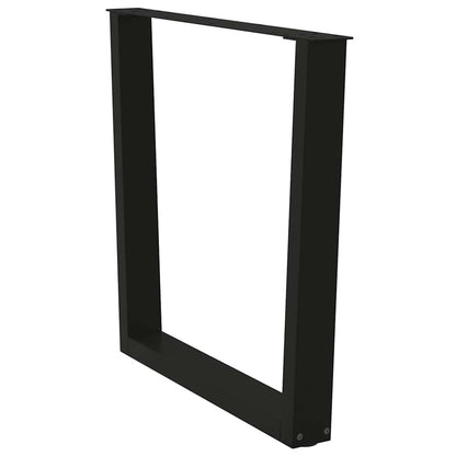 Dining Table Leg | Black | Powder-coated steel | High Table Leg