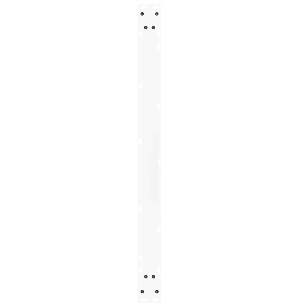 Dining Table Legs V-Shape 2 pcs White 100x(72-73.3) cm Steel