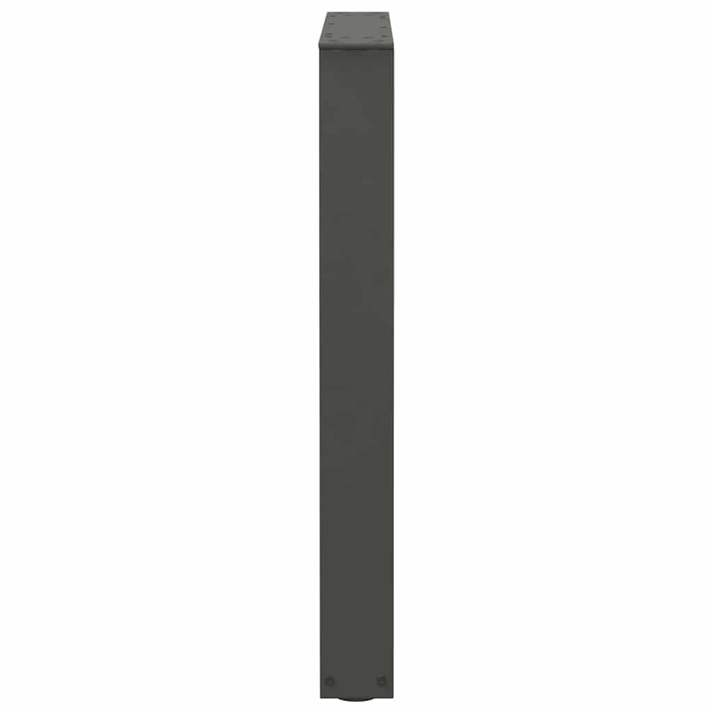 Dining Table Legs V-Shape 3 pcs Anthracite 70x(72-73.3) cm Steel