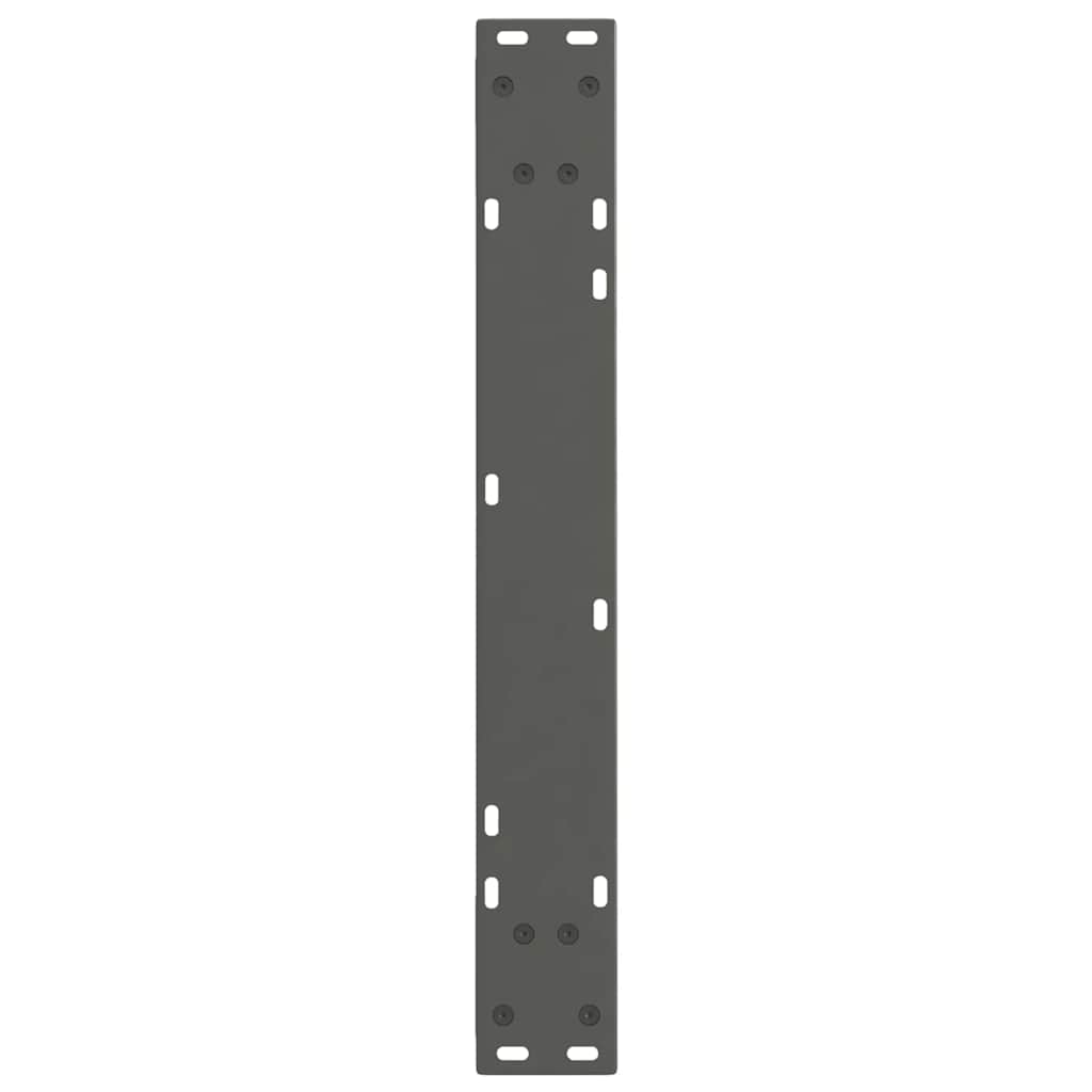 Dining Table Legs V-Shape 3 pcs Anthracite 70x(72-73.3) cm Steel