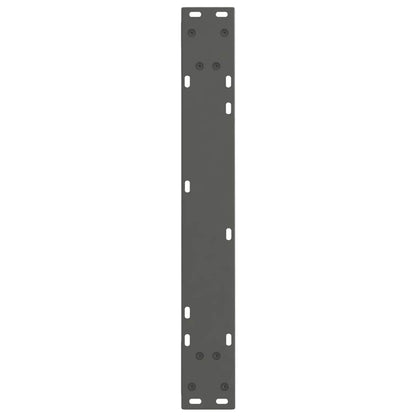 Dining Table Legs V-Shape 3 pcs Anthracite 70x(72-73.3) cm Steel