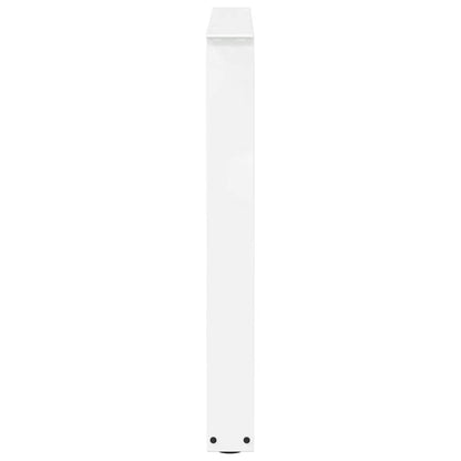 Dining Table Legs V-Shape 3 pcs White 80x(72-73.3) cm Steel