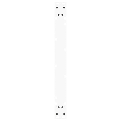 Dining Table Legs V-Shape 3 pcs White 90x(72-73.3) cm Steel
