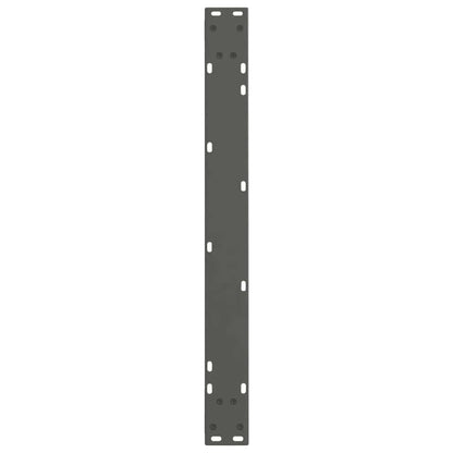 Dining Table Legs V-Shape 3 pcs Anthracite 90x(72-73.3) cm Steel