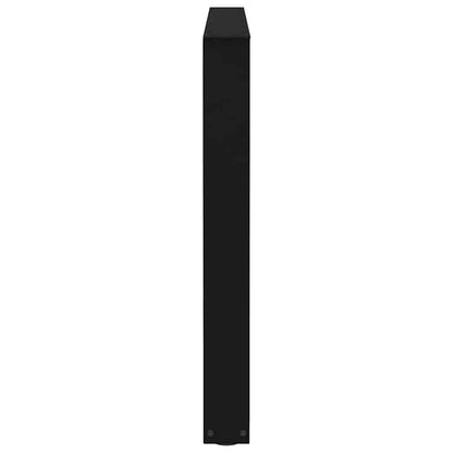Dining Table Legs V-Shape 3 pcs Black 100x(72-73.3) cm Steel