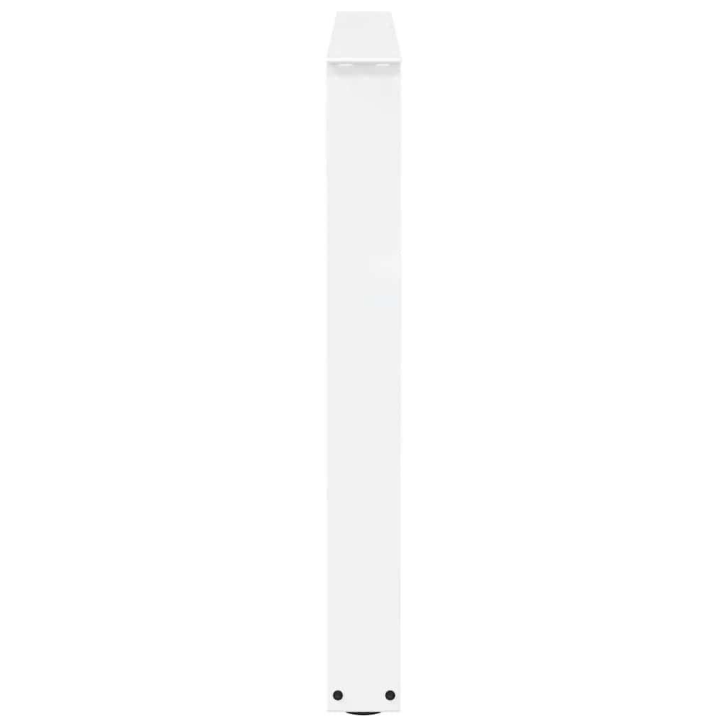 Dining Table Legs V-Shape 3 pcs White 100x(72-73.3) cm Steel