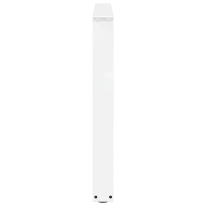Dining Table Legs V-Shape 3 pcs White 100x(72-73.3) cm Steel
