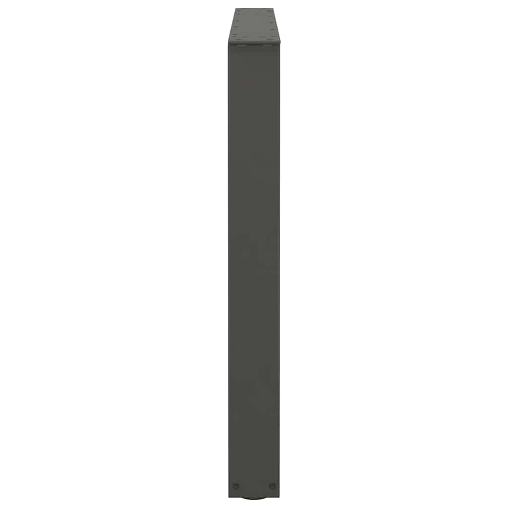 Dining Table Legs V-Shape 3 pcs Anthracite 100x(72-73.3) cm Steel