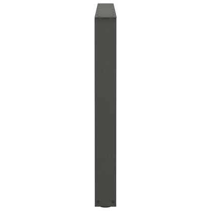 Dining Table Legs V-Shape 3 pcs Anthracite 100x(72-73.3) cm Steel