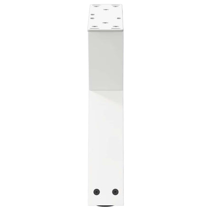 Coffee Table Legs 2 pcs White 30x(30-31.3) cm Steel