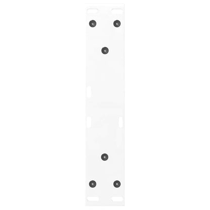 Coffee Table Legs 2 pcs White 30x(30-31.3) cm Steel