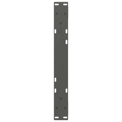 Coffee Table Legs 2 pcs Anthracite 50x(30-31.3) cm Steel