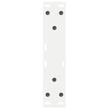 Coffee Table Legs 2 pcs White 28x(42-43.3) cm Steel