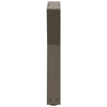 Coffee Table Legs 2 pcs Natural Steel 38x(42-43.3) cm Steel