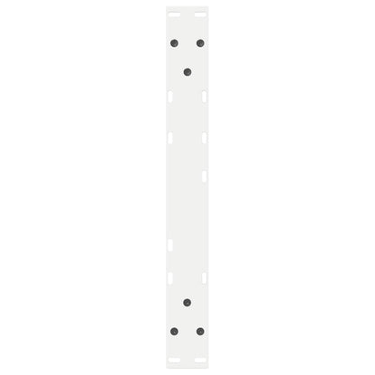 Coffee Table Legs 2 pcs White 50x(42-43.3) cm Steel