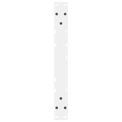 Coffee Table Legs 2 pcs White 60x(42-43.3) cm Steel