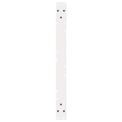 Coffee Table Legs 2 pcs White 70x(42-43.3) cm Steel