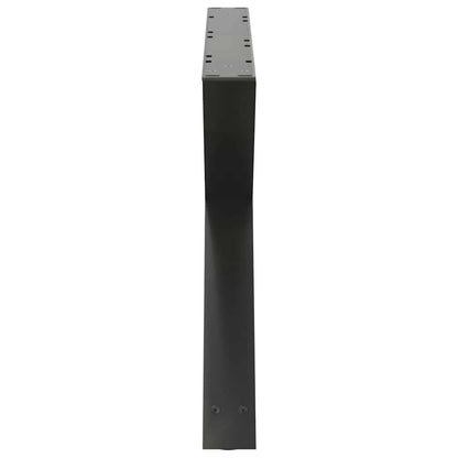 Coffee Table Legs 2 pcs Anthracite 70x(42-43.3) cm Steel