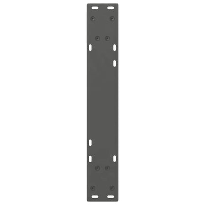 Dining Table Legs 2 pcs Anthracite 60x(72-73.3) cm Steel