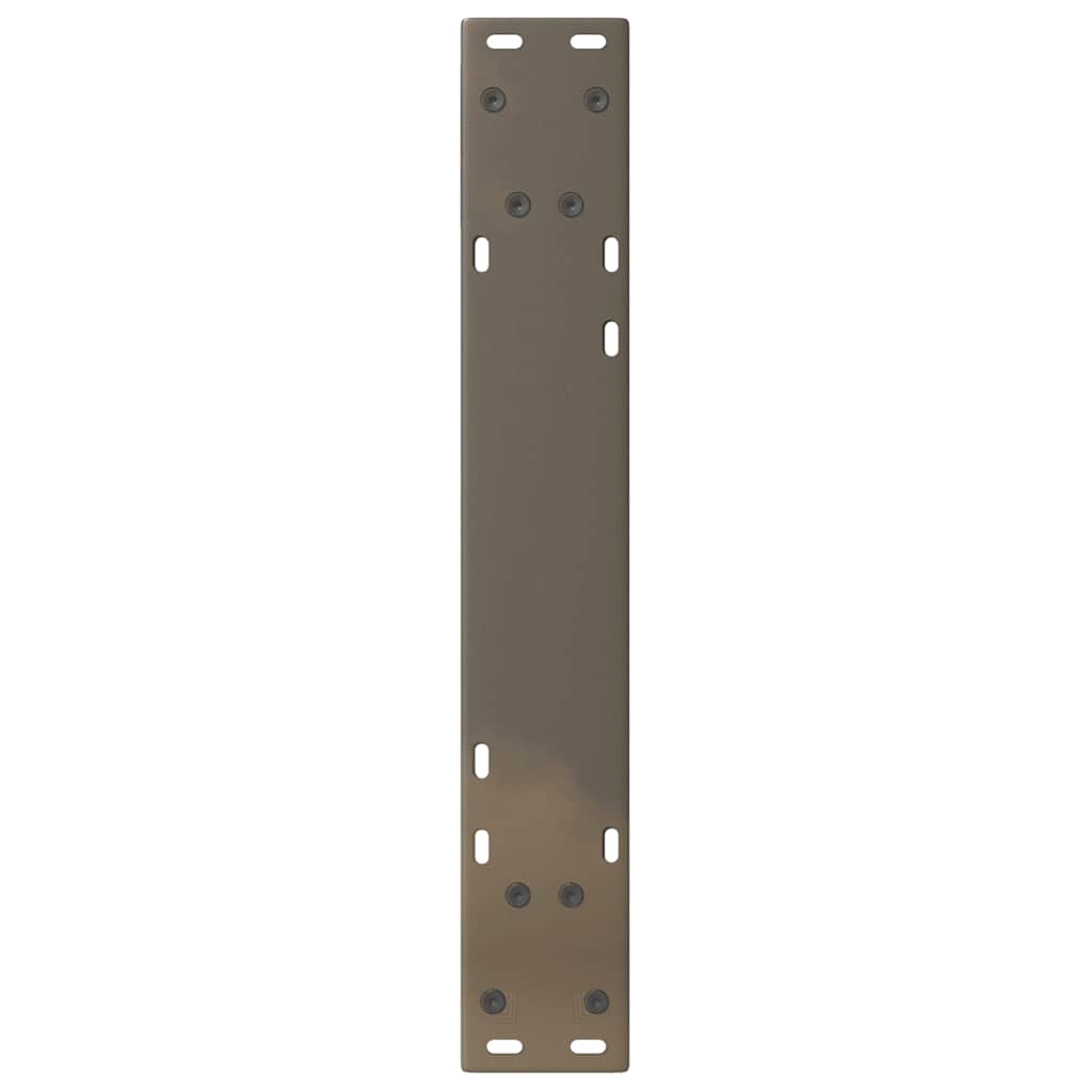Dining Table Legs 2 pcs Natural Steel 60x(72-73.3) cm Steel