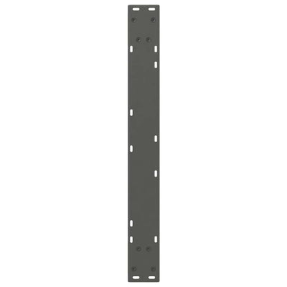Dining Table Legs 2 pcs Anthracite 70x(72-73.3) cm Steel