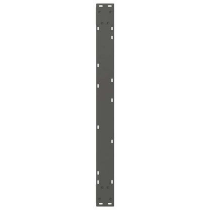 Dining Table Legs 2 pcs Anthracite 90x(72-73.3) cm Steel